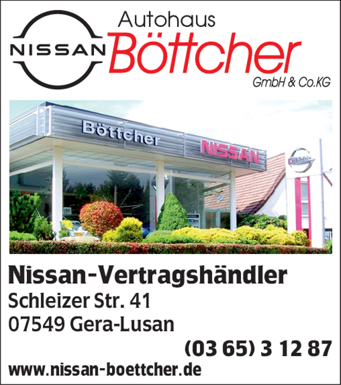 Autohaus Böttcher GmbH & Co. KG, Schleizer Straße in Gera