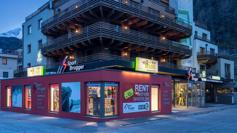 Sport Brugger Gaislachkoglbahn, Dorfstraße in Sölden