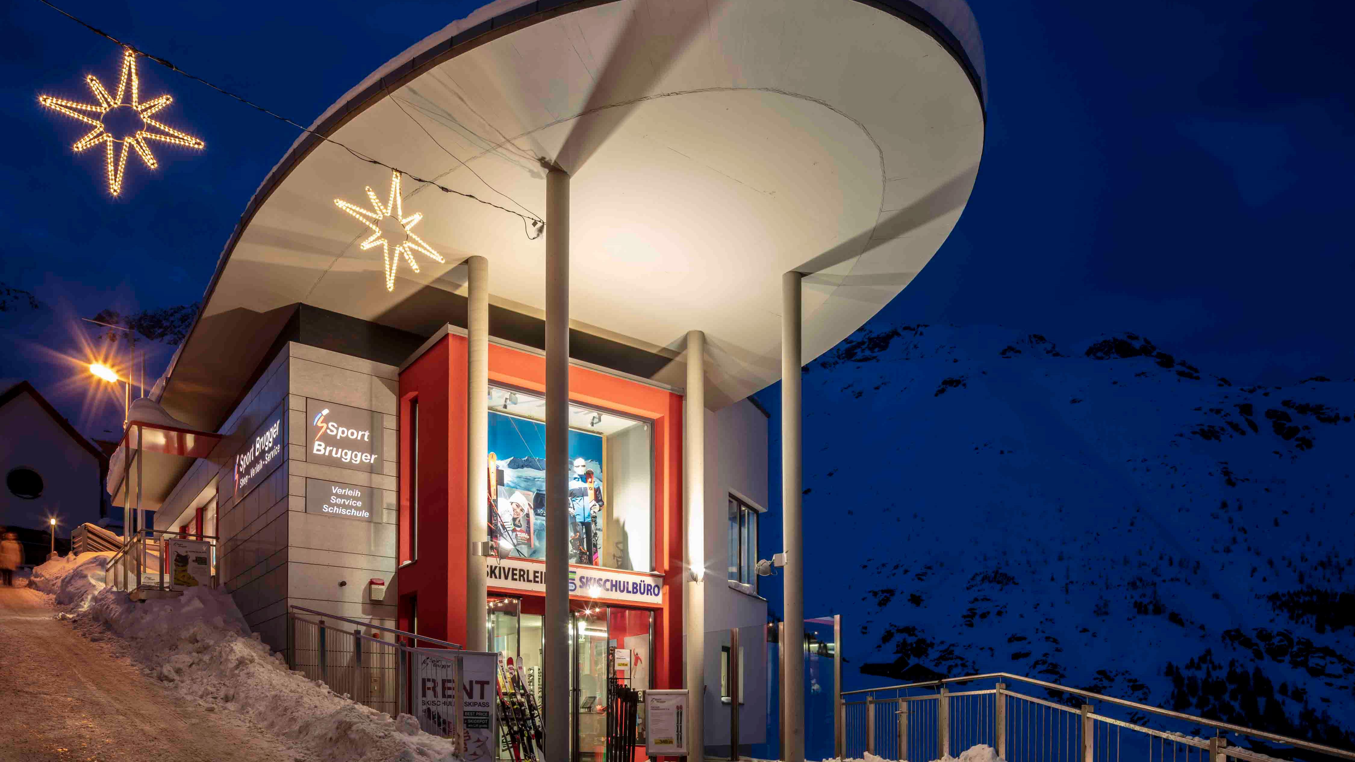 Sport Brugger Hochsölden, Hochsöldenstraße in Sölden