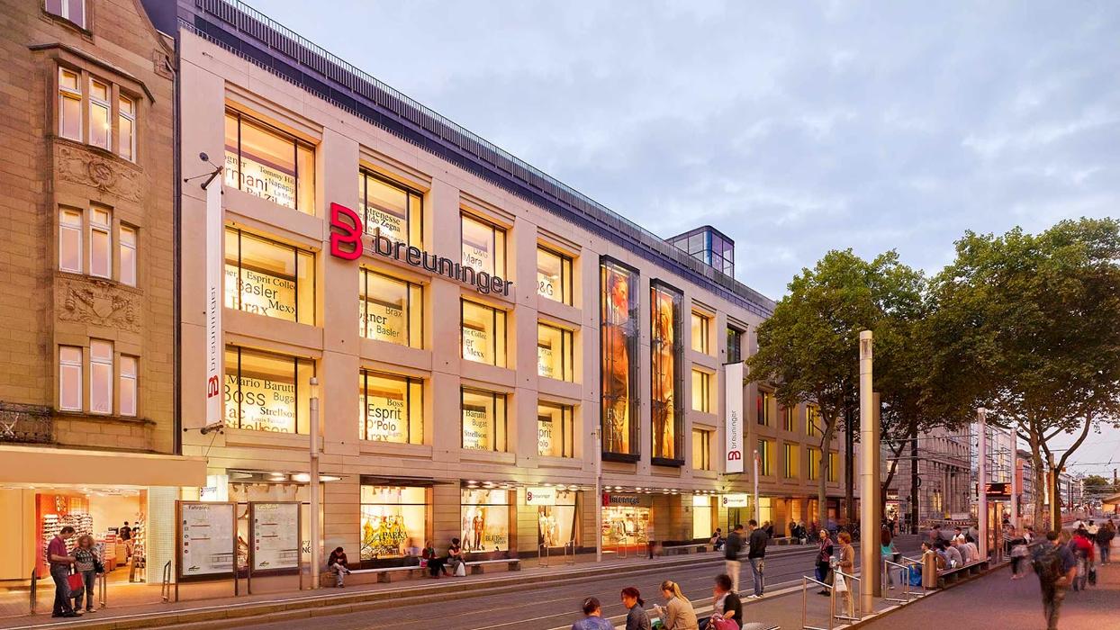 Breuninger Karlsruhe, Kaiserstraße in Karlsruhe