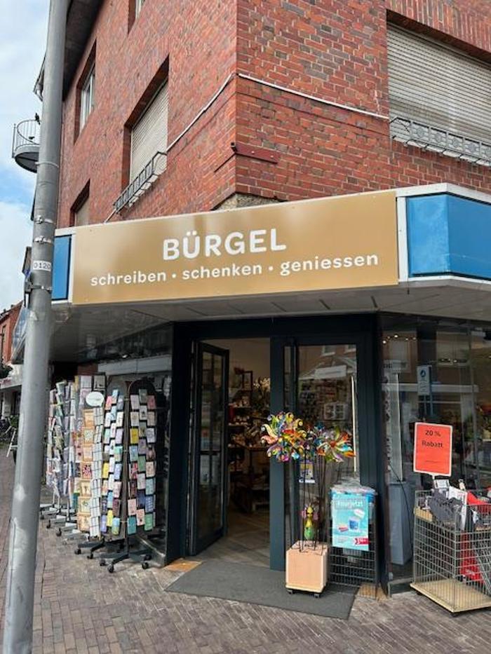 Bürgel Bürobedarf schreiben schenken genießen, Viktorstraße in Dülmen