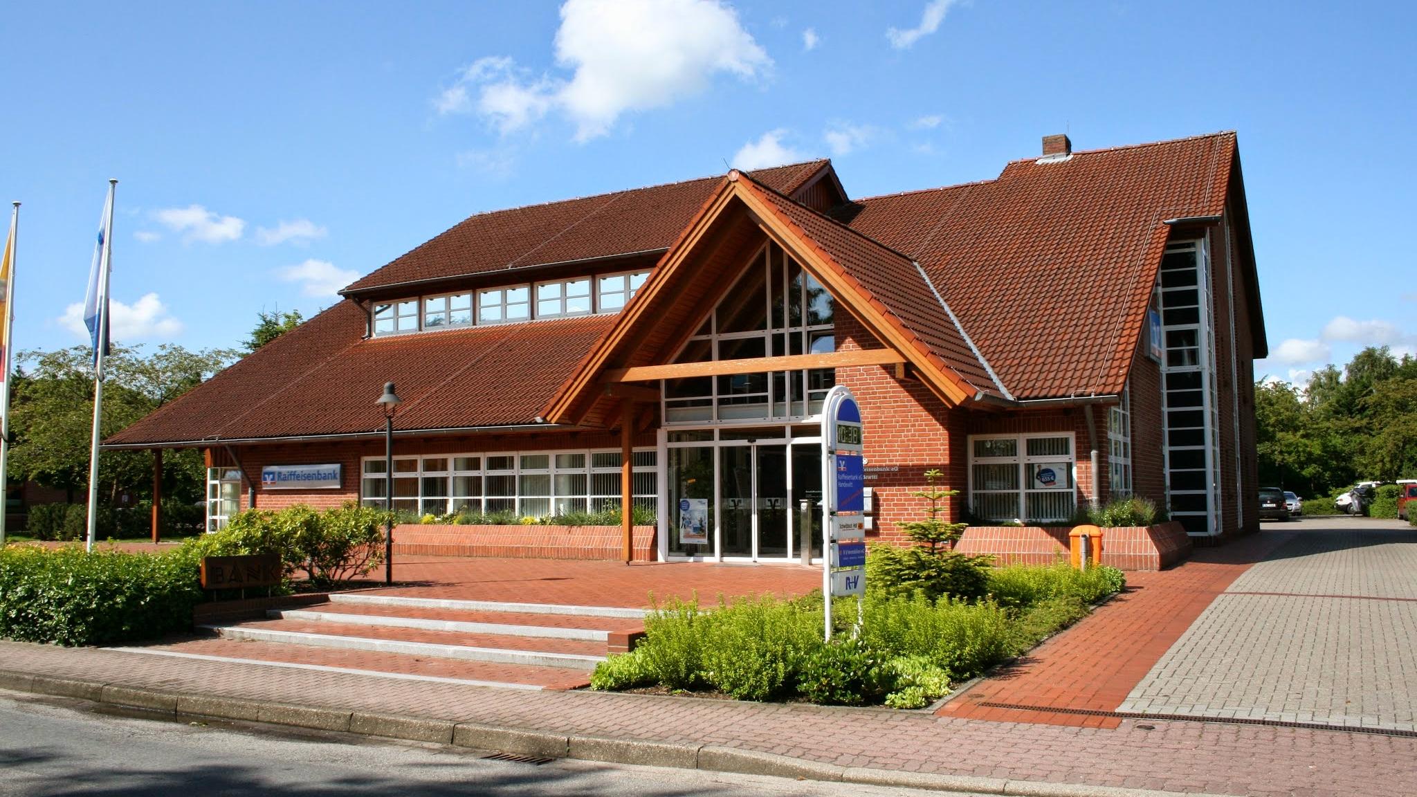 Hauptstelle Handewitt, VR Bank Schleswig-Holstein Mitte eG, Niederlassung Raiffeisenbank Handewitt, Hauptstraße in Handewitt