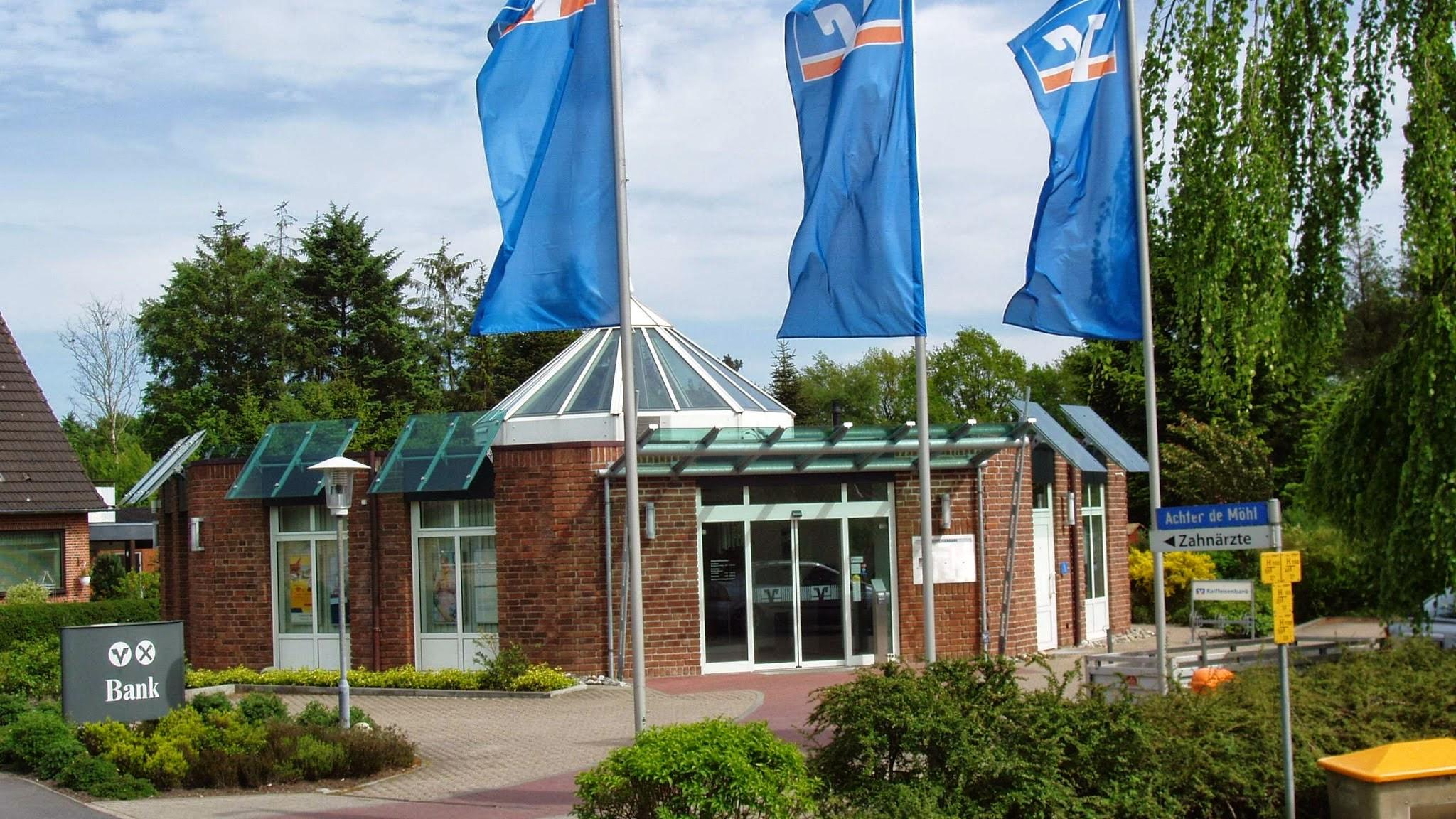 VR Bank Schleswig-Holstein Mitte eG, Geschäftsstelle Großenwiehe - Niederlassung Raiffeisenbank Handewitt, Achter de Möhl in Großenwiehe