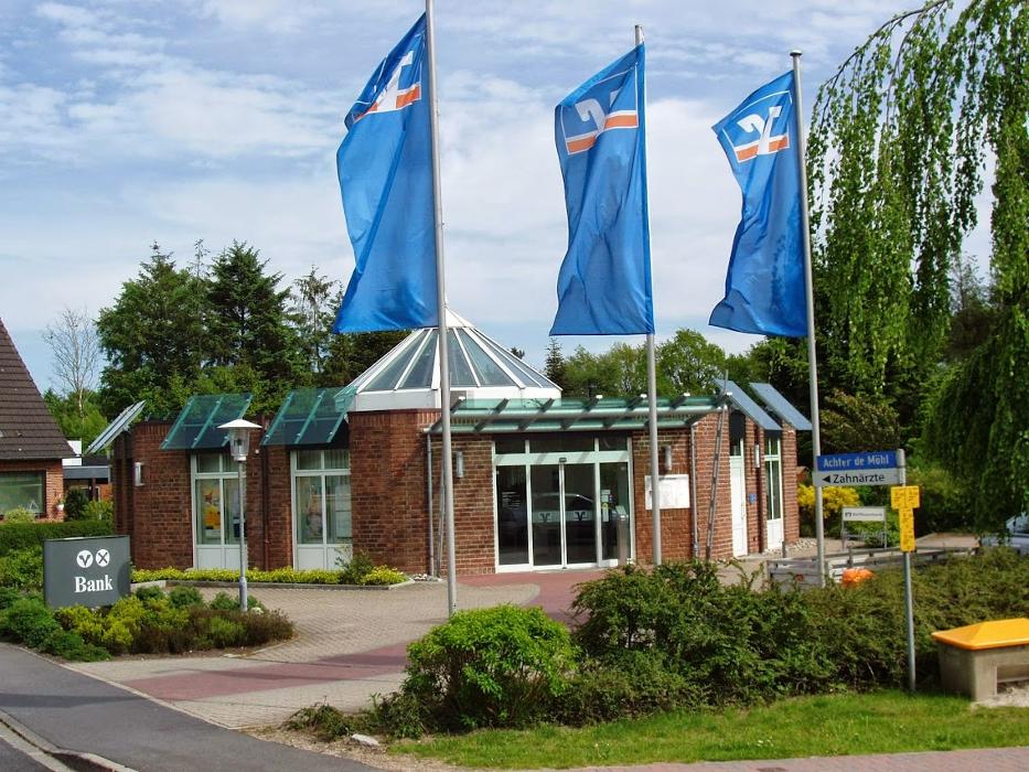 VR Bank Schleswig-Holstein Mitte eG, Geschäftsstelle Großenwiehe - Niederlassung Raiffeisenbank Handewitt, Achter de Möhl in Großenwiehe