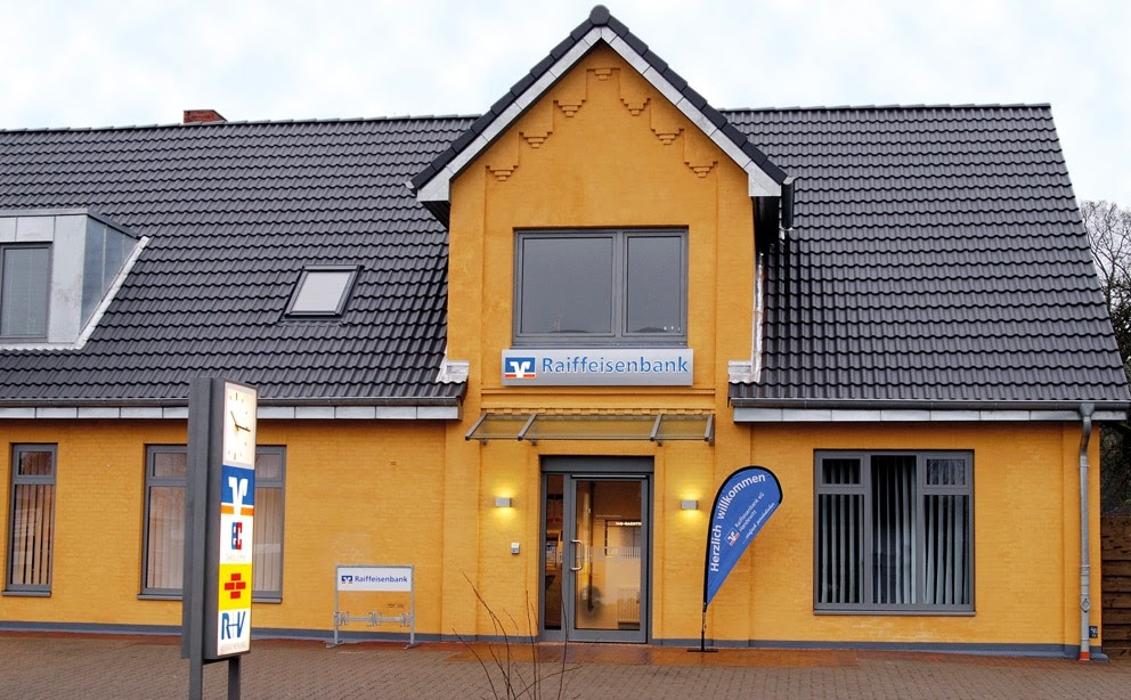 SB-Filiale Medelby, VR Bank Schleswig-Holstein Mitte eG, Niederlassung Raiffeisenbank Handewitt, Hauptstraße in Medelby