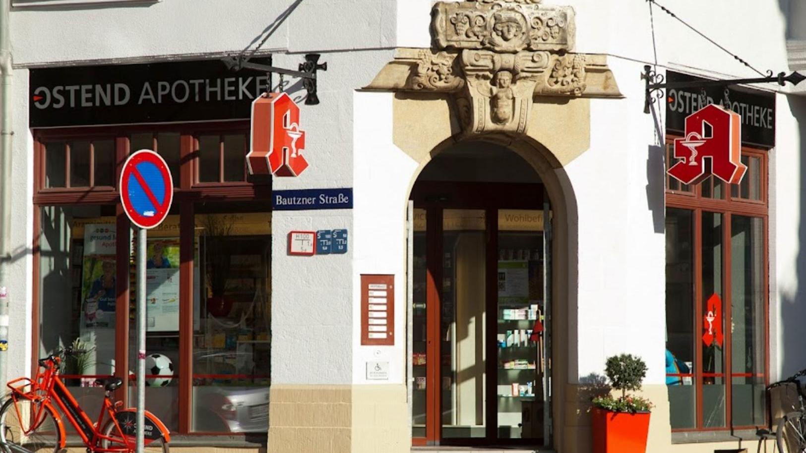 Ostend Apotheke, Löwenstraße in Dresden