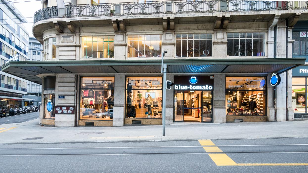 Blue Tomato Shop St. Gallen, Marktgasse in St. Gallen