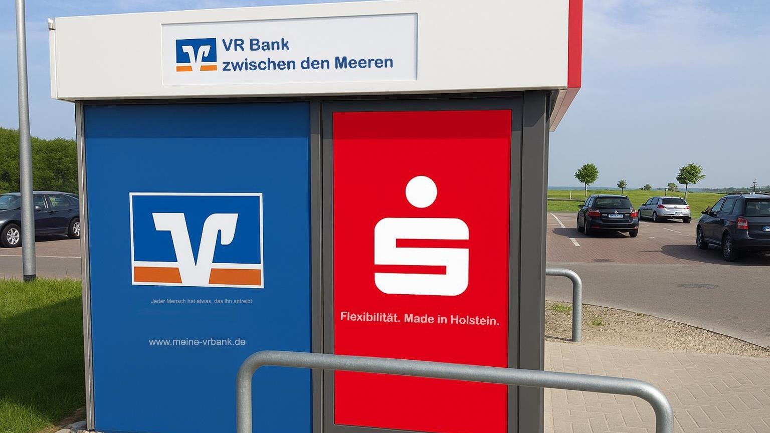 VR Bank zwischen den Meeren eG, Geldautomat Fehmarn, Alte Bahnhofstraße in Fehmarn
