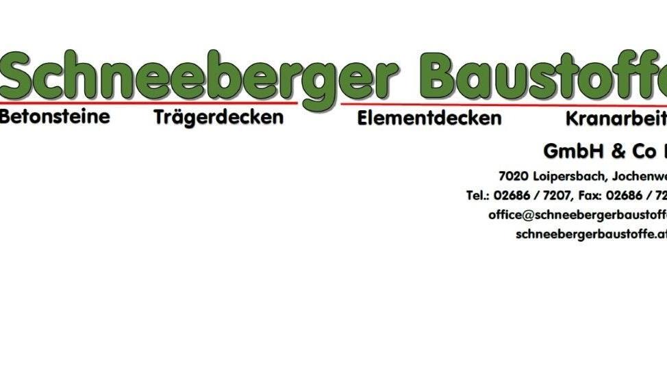 Schneeberger Baustoffe GmbH & Co KG, Jochenweg in Loipersbach im Burgenland