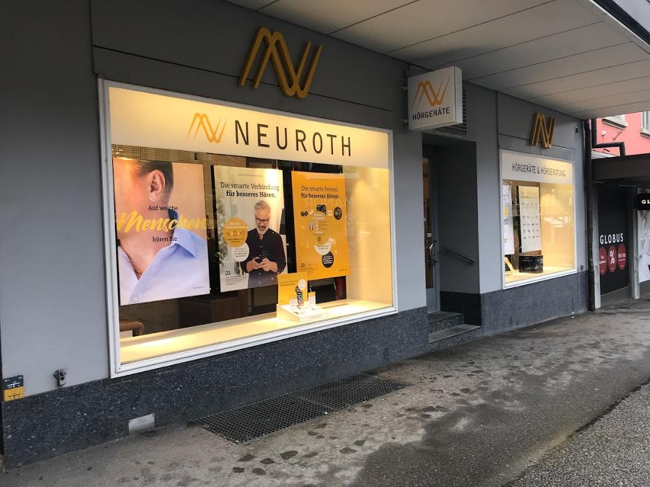 Neuroth Hörcenter AG - Hörgeräte und Gehörschutz, Bahnhofstrasse in Baden