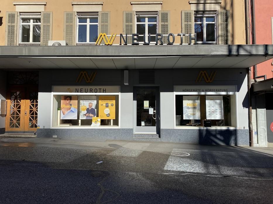 Neuroth Hörcenter AG - Hörgeräte und Gehörschutz, Bahnhofstrasse in Baden