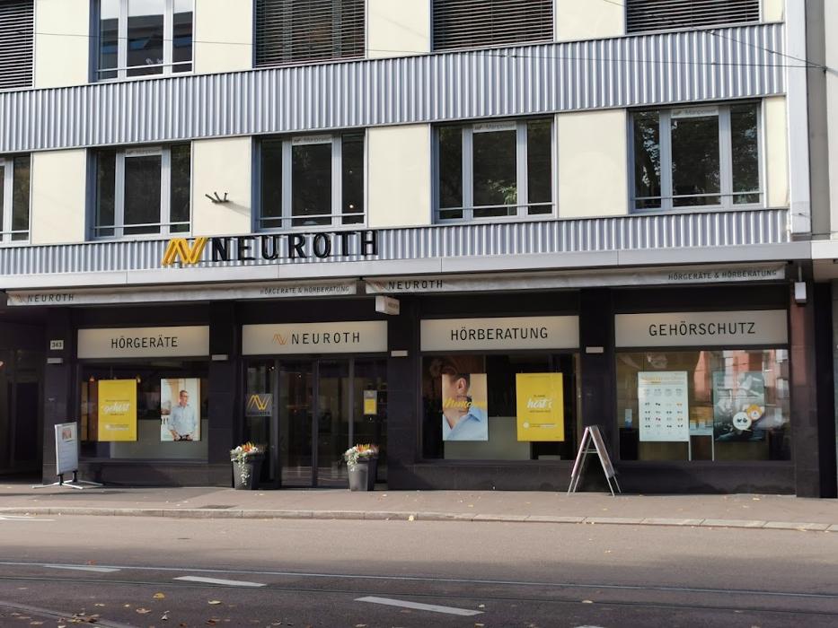 Neuroth Hörcenter AG - Hörgeräte und Gehörschutz, Schaffhauserstrasse in Zürich