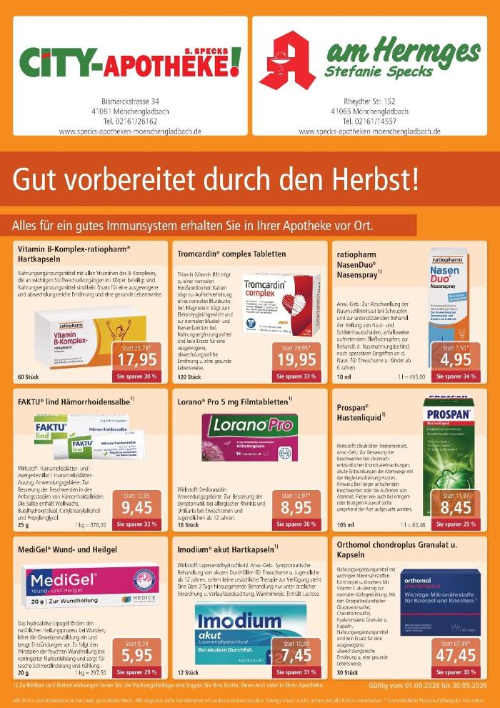 Apotheke am Hermges, Rheydter Straße in Mönchengladbach