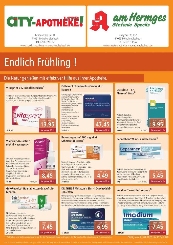 Apotheke am Hermges, Rheydter Straße in Mönchengladbach