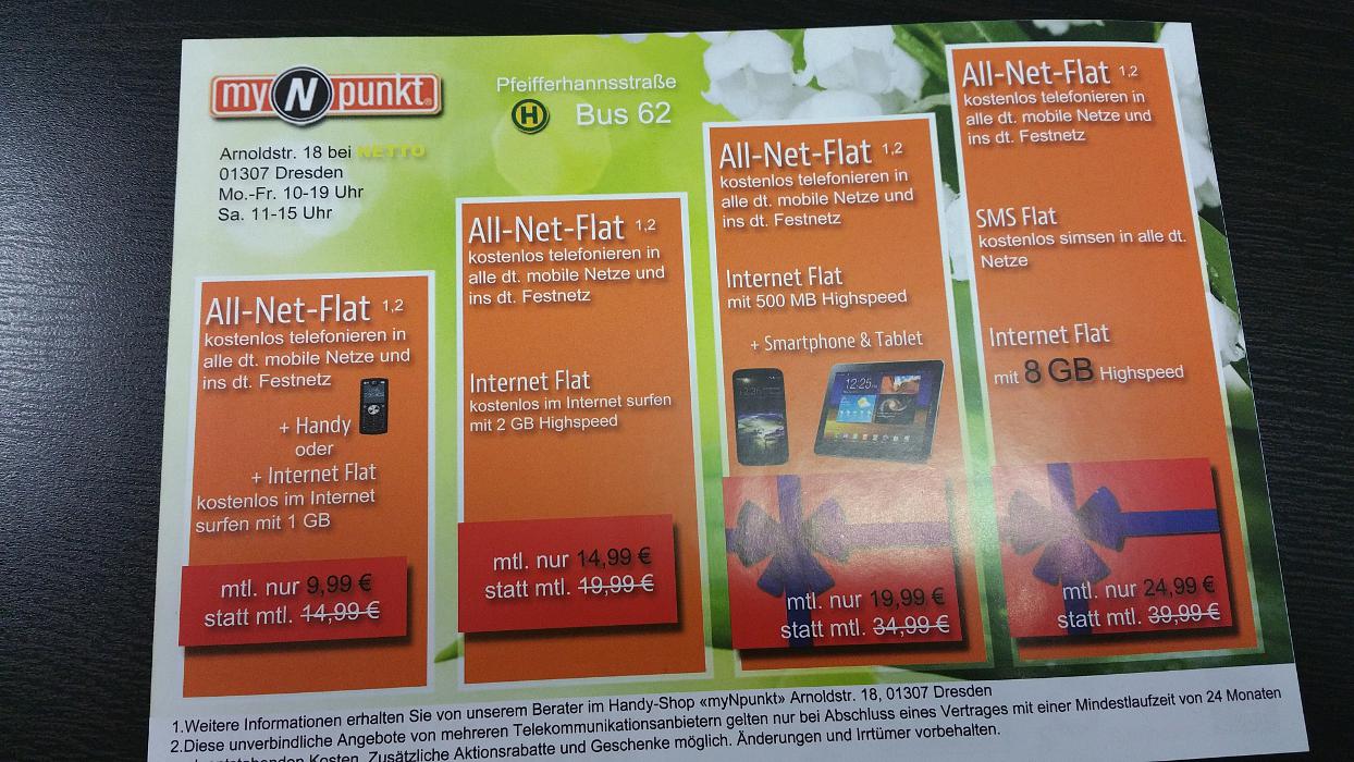 myNpunkt, Arnoldstraße in Dresden