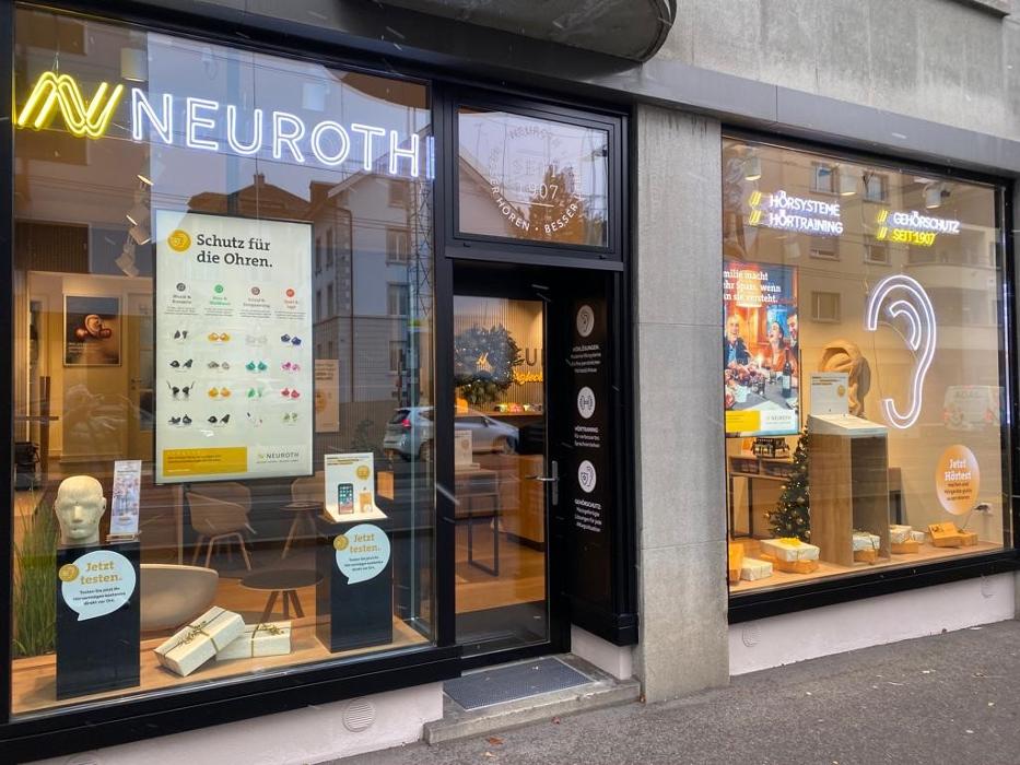 Neuroth Hörcenter AG - Hörgeräte und Gehörschutz, Forchstrasse in Zürich