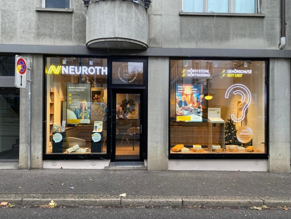 Neuroth Hörcenter AG - Hörgeräte und Gehörschutz, Forchstrasse in Zürich