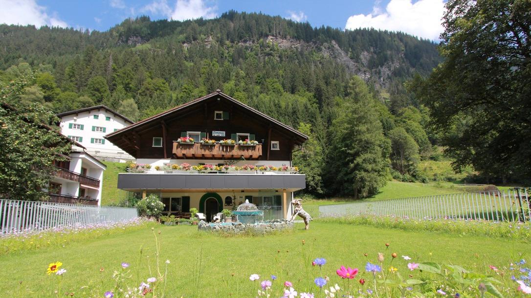 Haus am Rain, Silvretta Straße in Partenen