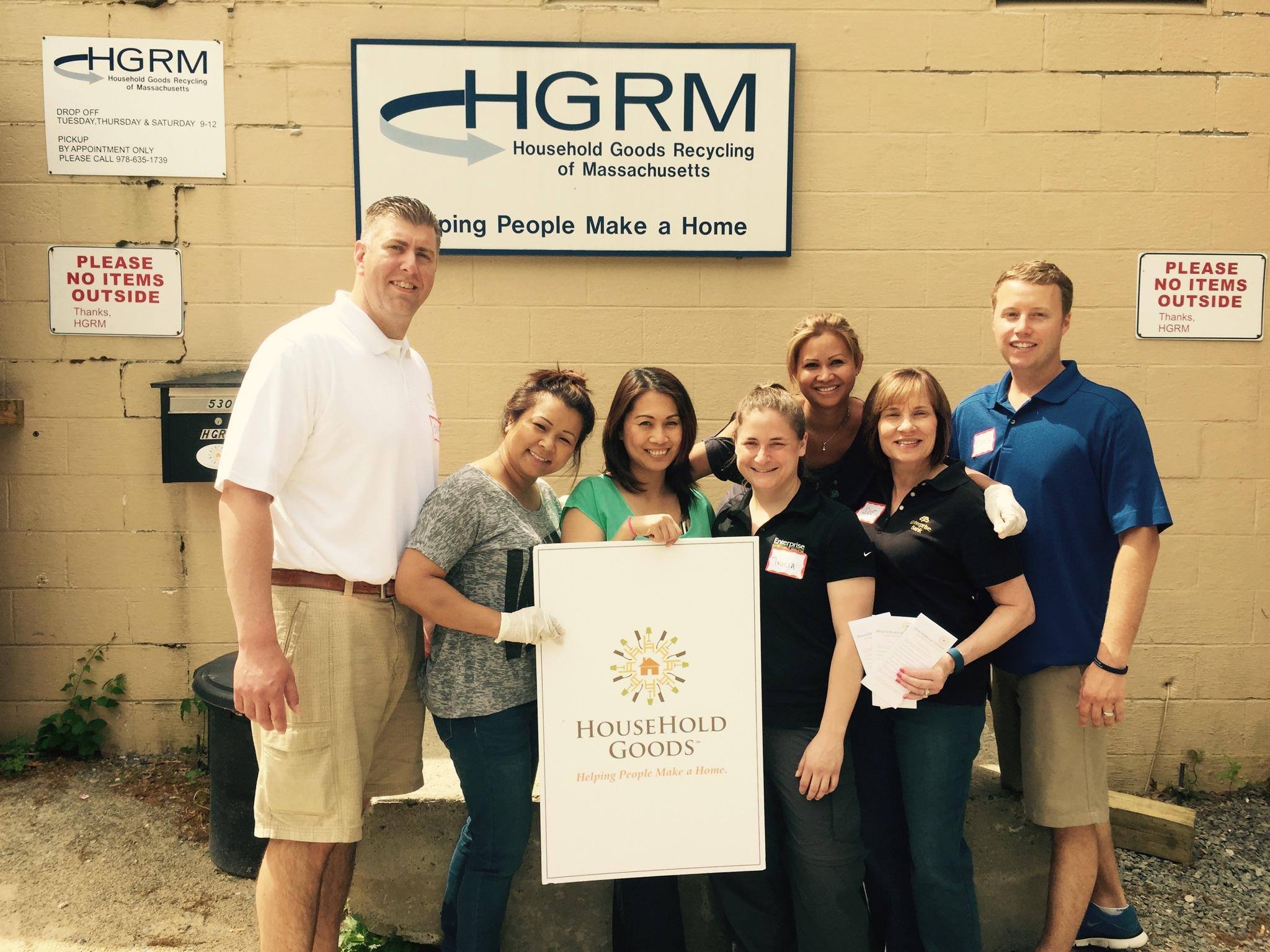 Our Enterprise Investment Services team spent time volunteering at Household Goods Recycling of Massachusetts located in Acton.