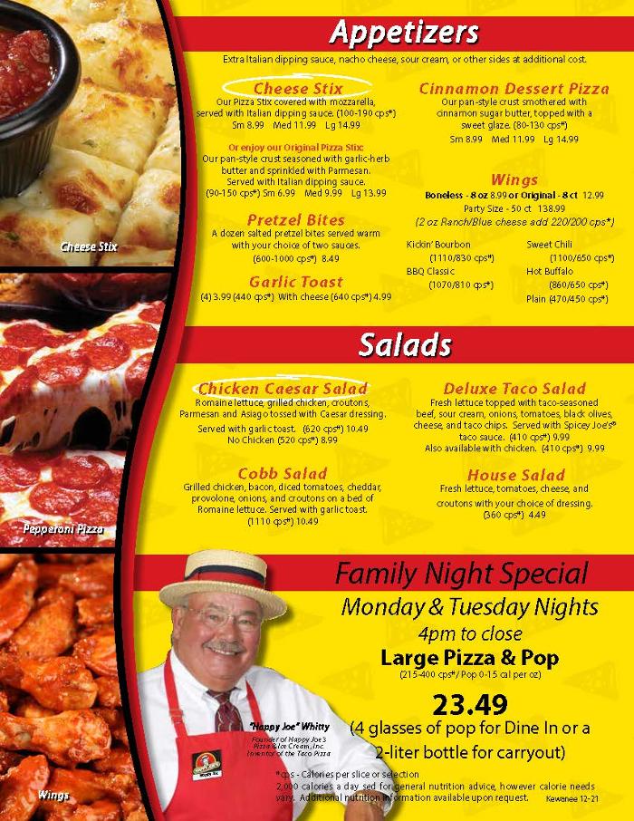 Happy Joe's Pizza & Ice Cream - Kewanee - Kewanee, IL
