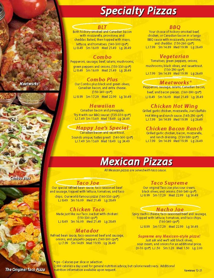 Happy Joe's Pizza & Ice Cream - Kewanee - Kewanee, IL