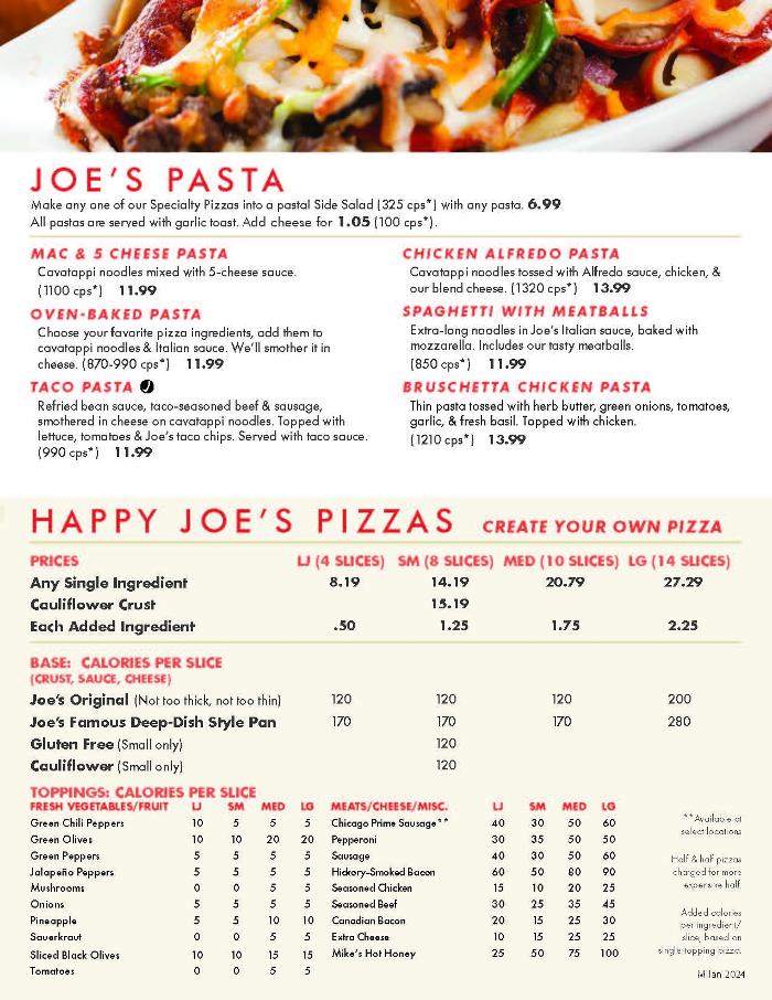 Happy Joe's PIZZAGRILLE - Milan Image