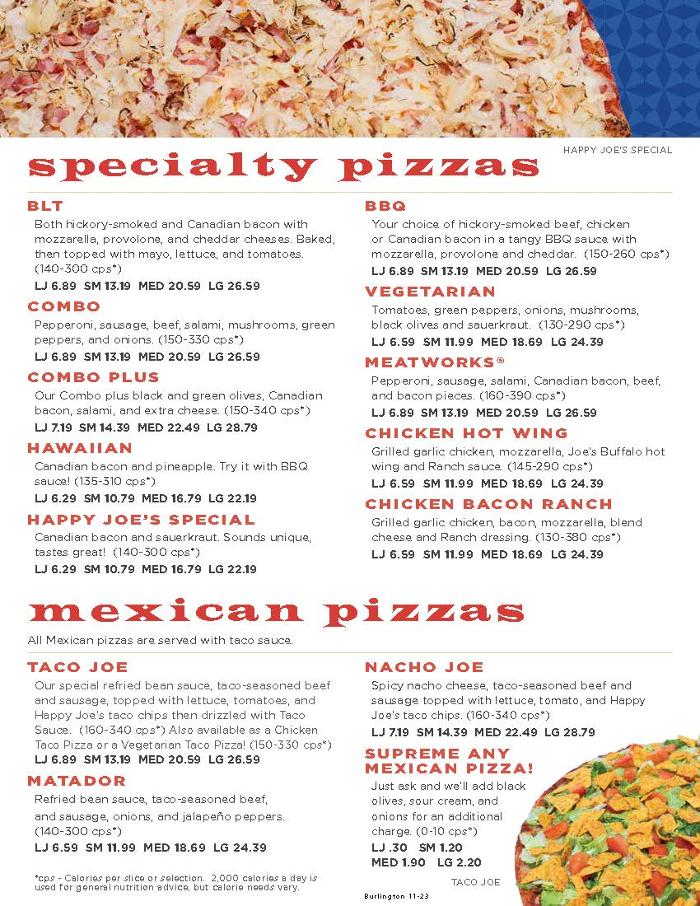 Happy Joe's Pizza & Ice Cream - Burlington Image