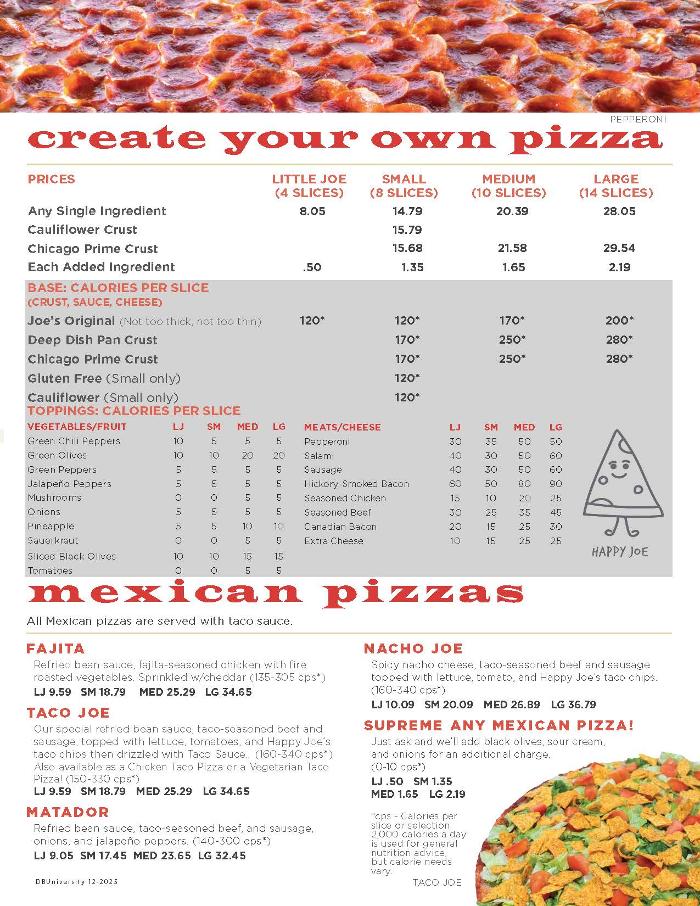 Happy Joe's Pizza - Dubuque - University Image