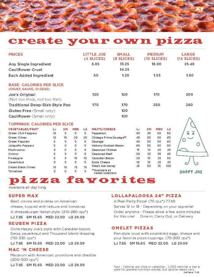 Happy Joe's Pizza & Ice Cream - LeClaire - Le Claire, IA