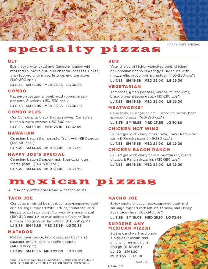Happy Joe's Pizza & Ice Cream - LeClaire - Le Claire, IA