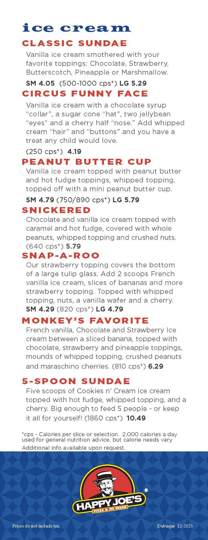 Happy Joe's Pizza & Ice Cream - Dubuque- Century Dr. Image