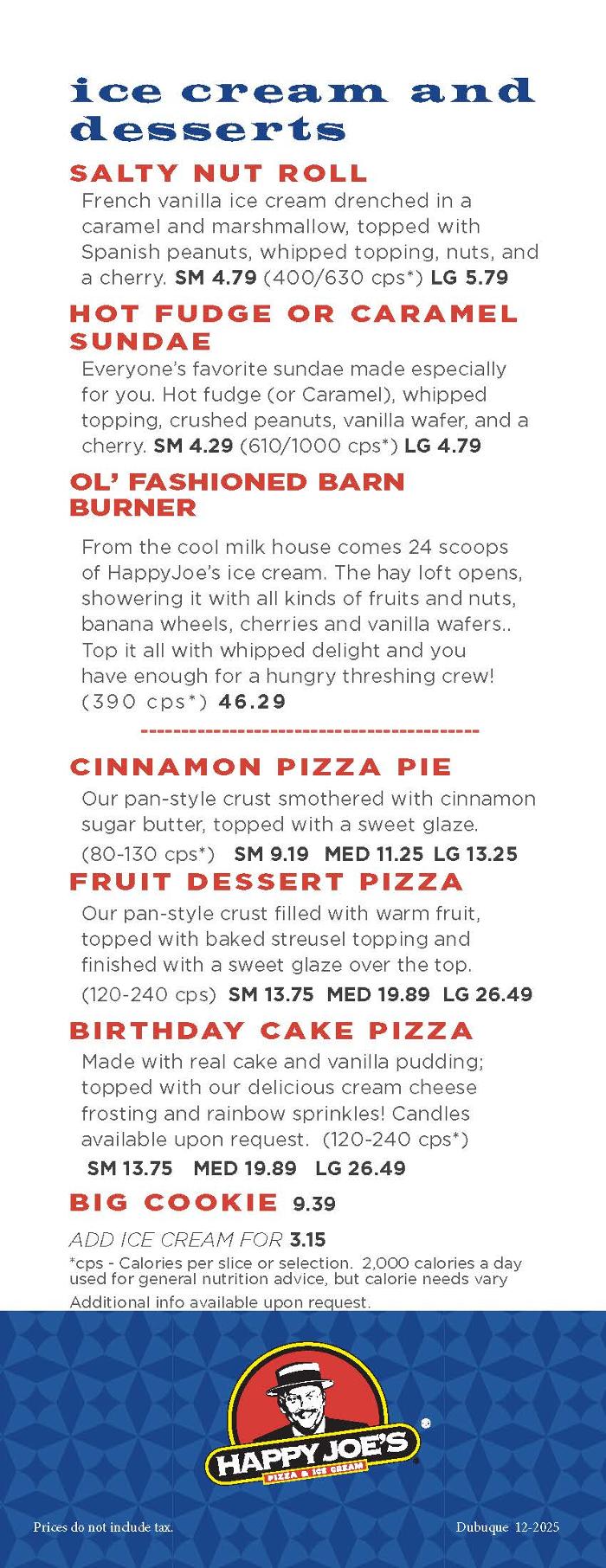 Happy Joe's Pizza & Ice Cream - Dubuque- Century Dr. Image