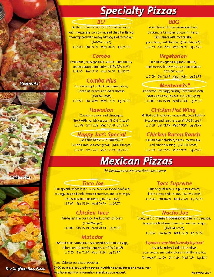 Happy Joe's Pizza & Ice Cream - Muscatine- Grandview - Muscatine, IA