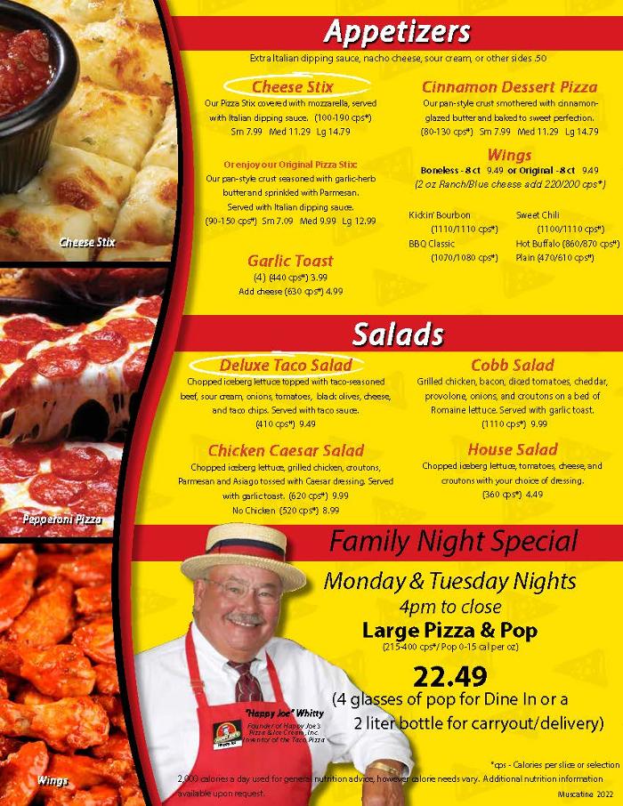 Happy Joe's Pizza & Ice Cream - Muscatine- Grandview - Muscatine, IA