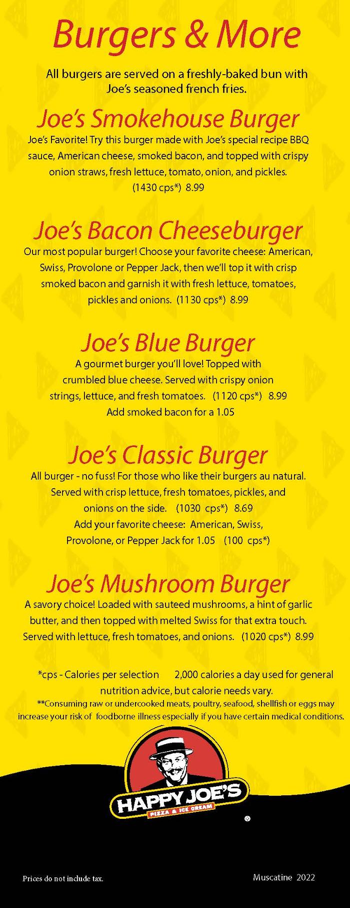 Happy Joe's Pizza & Ice Cream - Muscatine- Grandview - Muscatine, IA