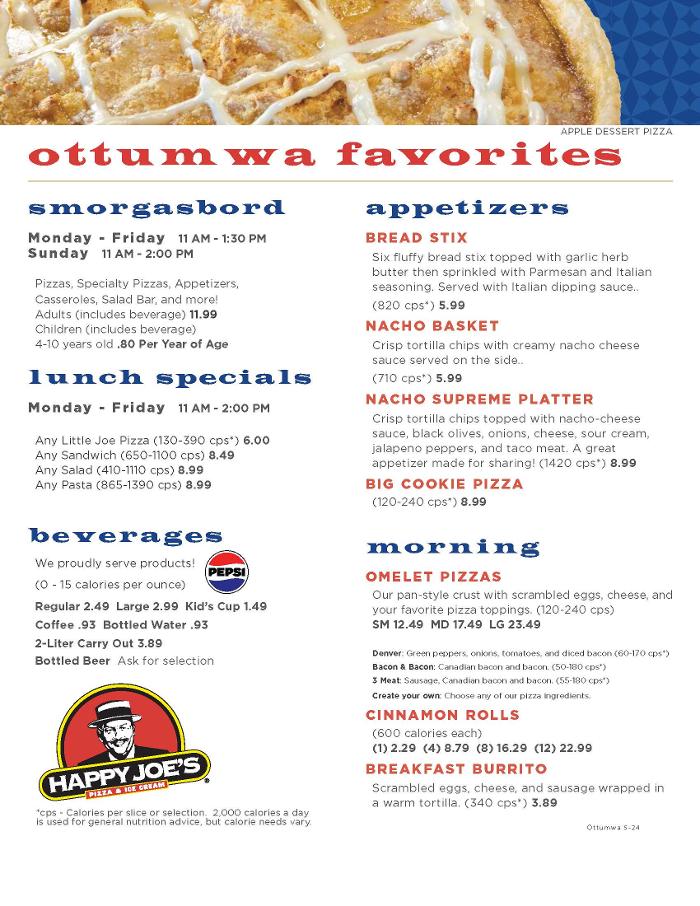 Happy Joe's Pizza & Ice Cream - Ottumwa Image