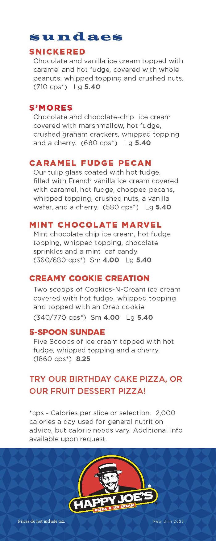 Happy Joe's Pizza & Ice Cream - New Ulm Image