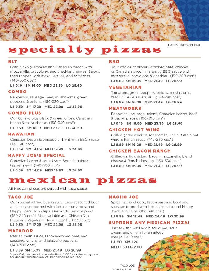 Happy Joe's Pizza & Ice Cream - Green Bay Image