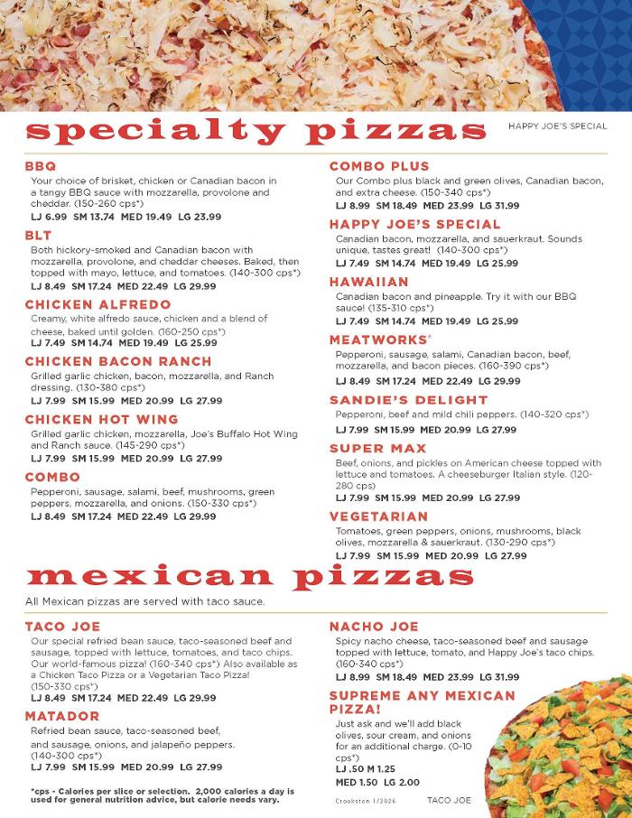 Happy Joe's Pizza & Ice Cream - Crookston Image