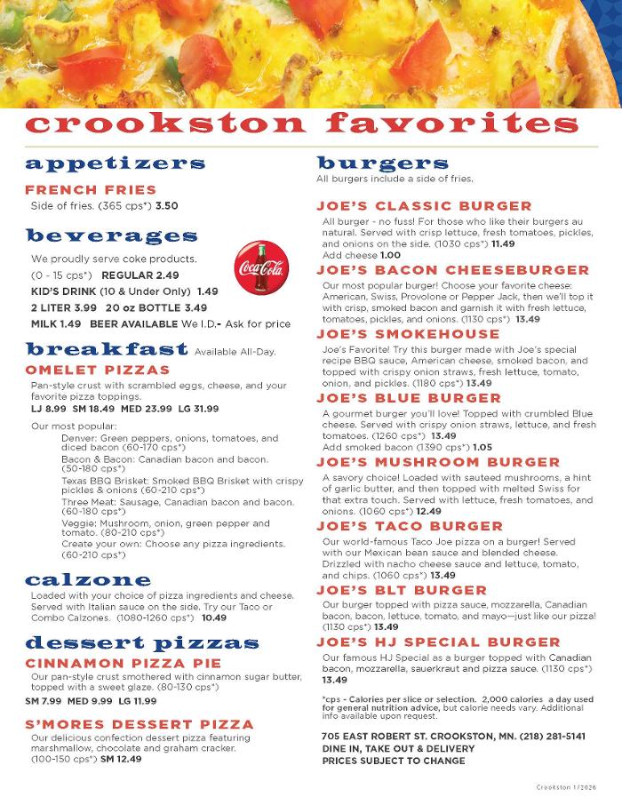 Happy Joe's Pizza & Ice Cream - Crookston Image