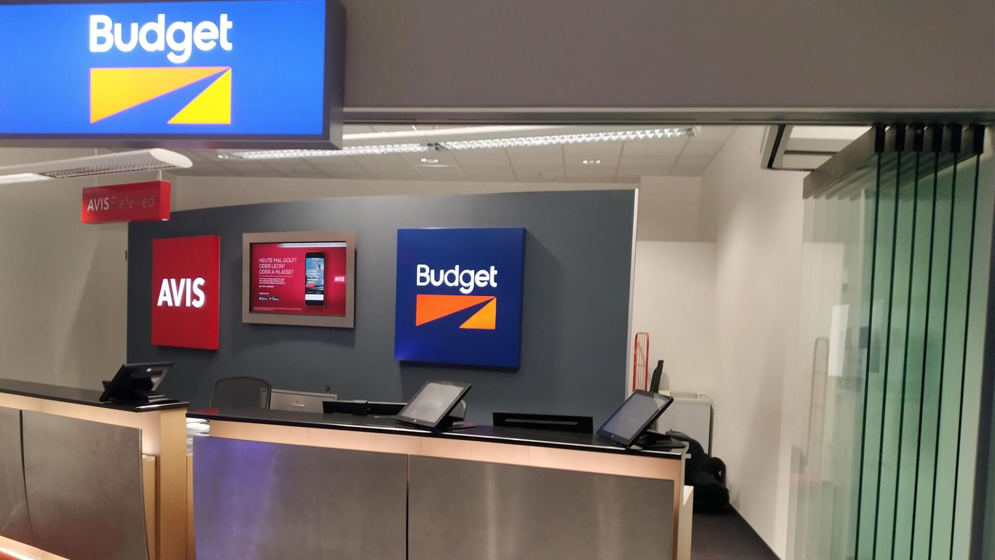 Budget Autovermietung - Frankfurt am Main Flughafen, Flughafen Frankfurt Term in Frankfurt