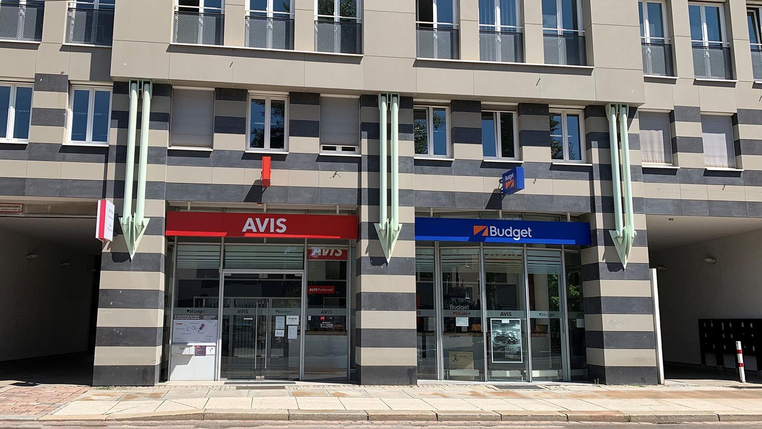 Avis Autovermietung - Dresden, Friedrichstraße in Dresden