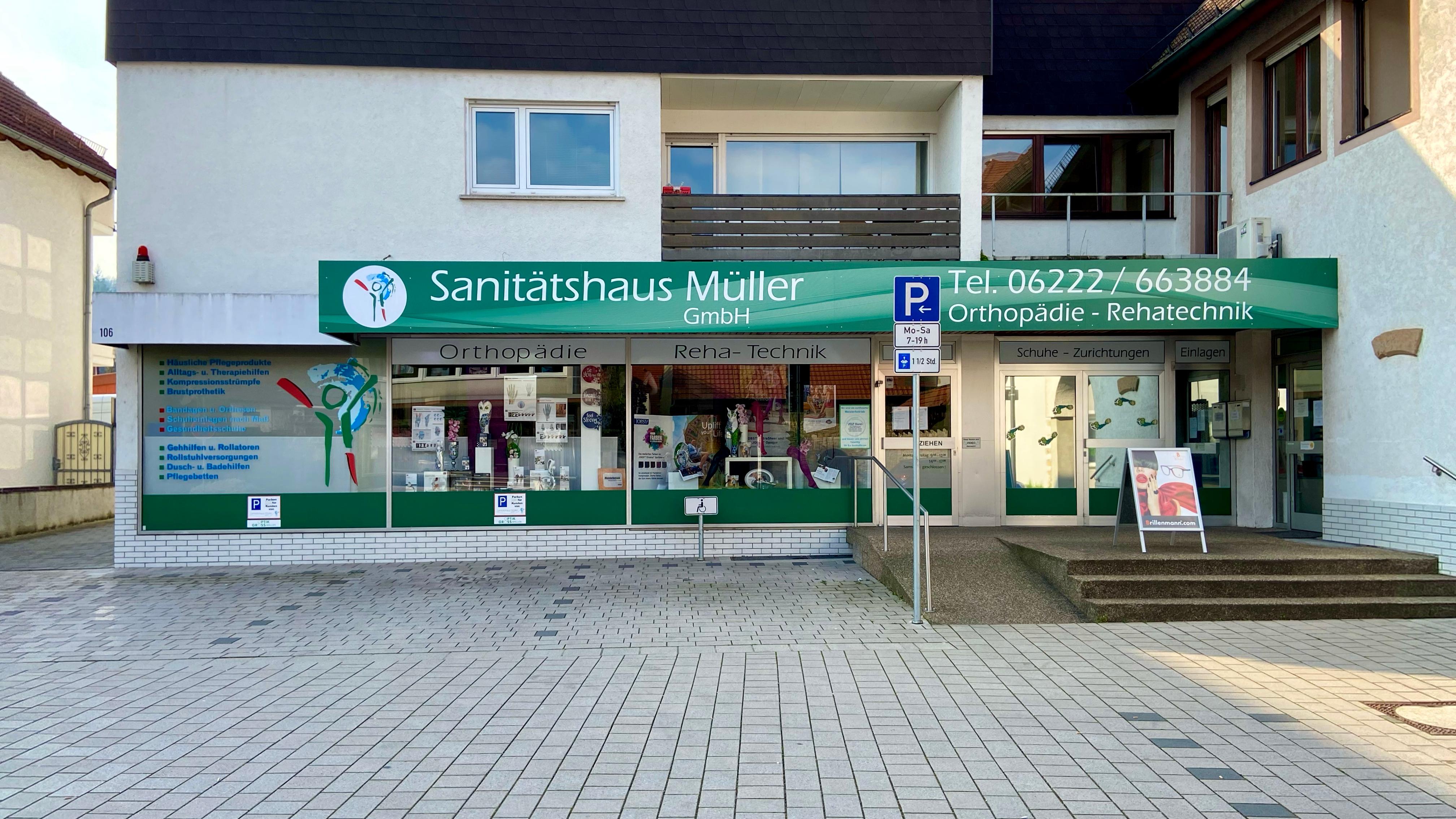 Sanitaetshaus Mueller GmbH, Hauptstraße in Mühlhausen