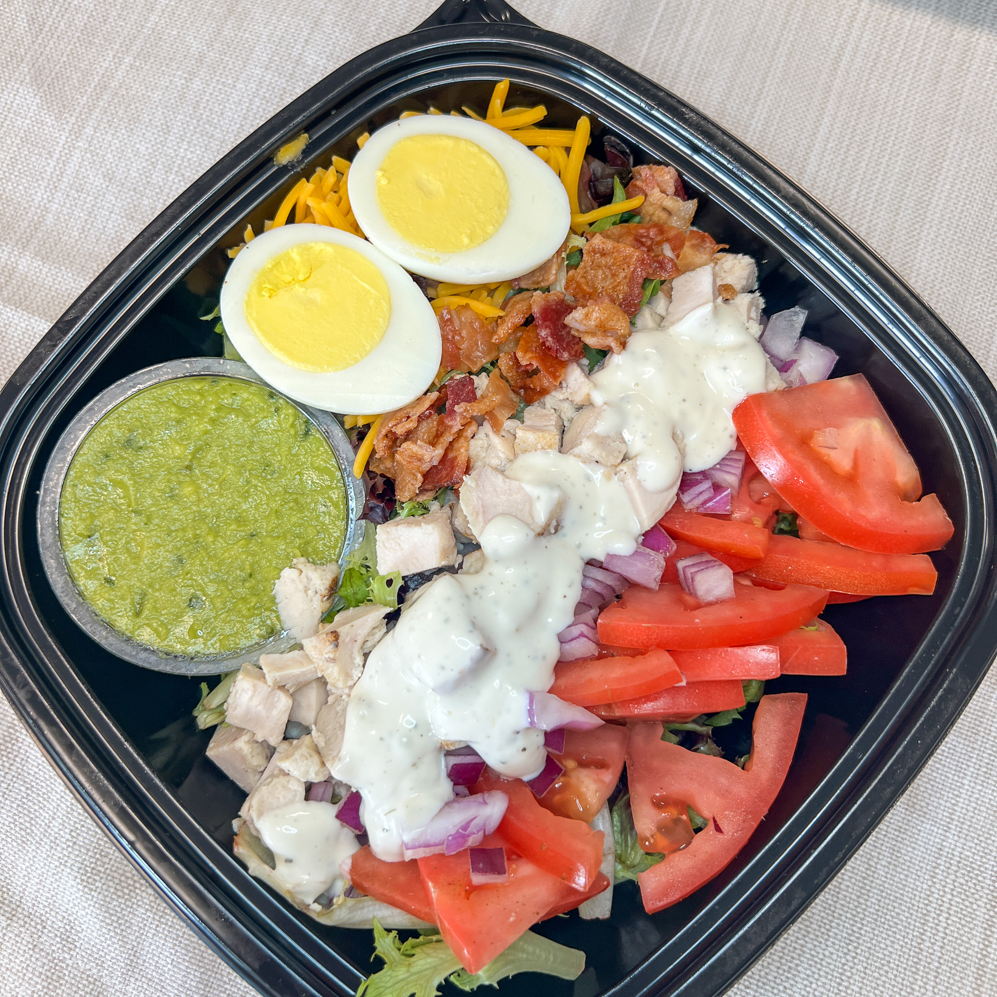 Try a refreshing cobb salad at Dash In 