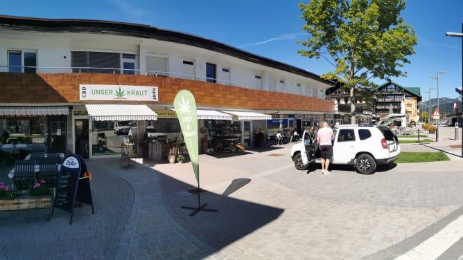 CBD und Hanf Shop UNSER KRAUT Seefeld Tirol, Bahnhofplatz in Seefeld in Tirol