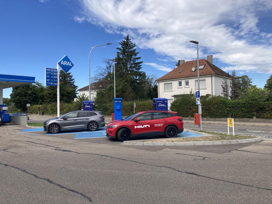 Aral pulse Ladestation, Engesserstraße in Freiburg im Breisgau