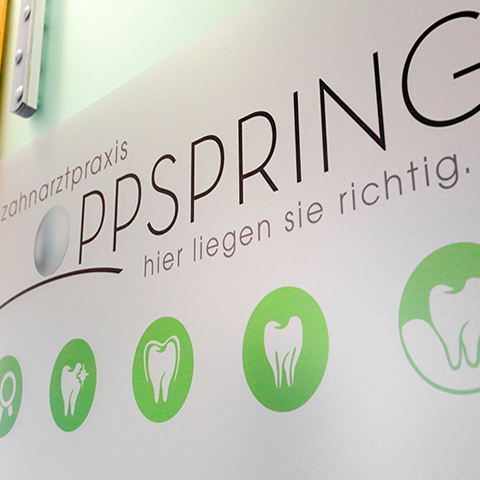 Zahnarztpraxis Oppspring, Friedenstraße in Mülheim an der Ruhr