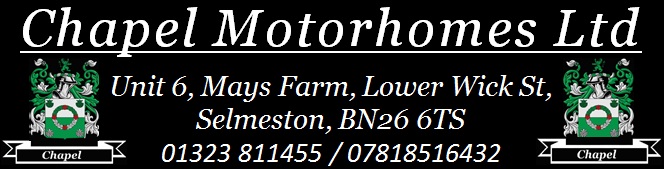 Chapel Motorhomes. - polegate, East Sussex  BN26 6TS - 01323 811455 | ShowMeLocal.com