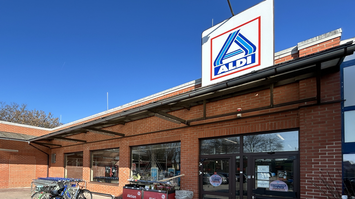 ALDI Nord, Am Busbahnhof in Egeln