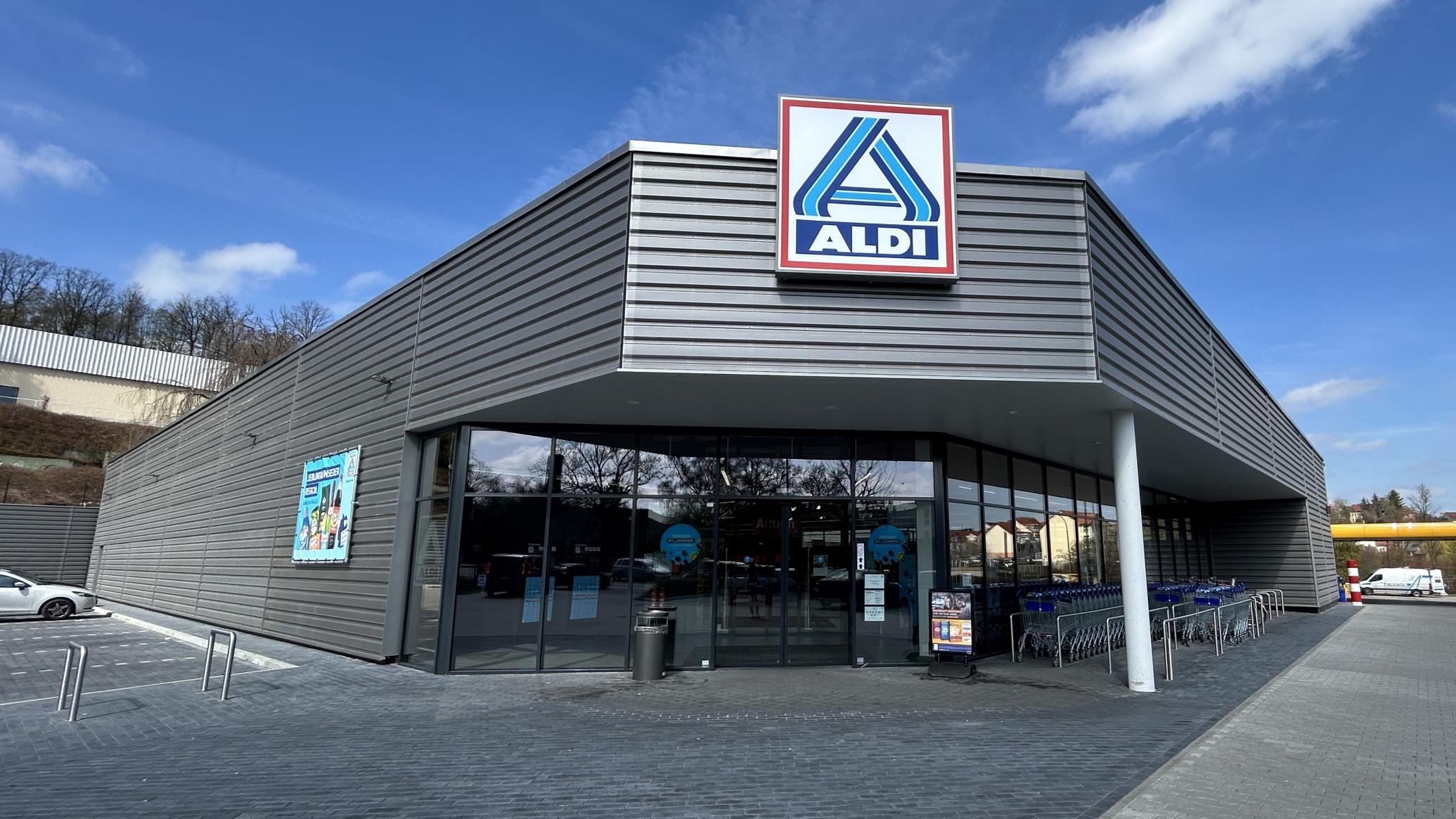 ALDI, Uferstraße in Werdau